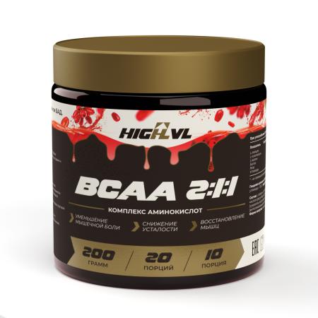 ВСАА 2:1:1 со вкусом барбарис 200 гр.