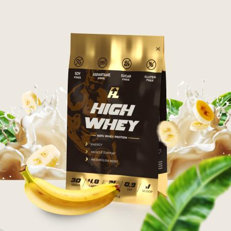 HIGH WHEY / Протеин со вкусом банан 900гр.