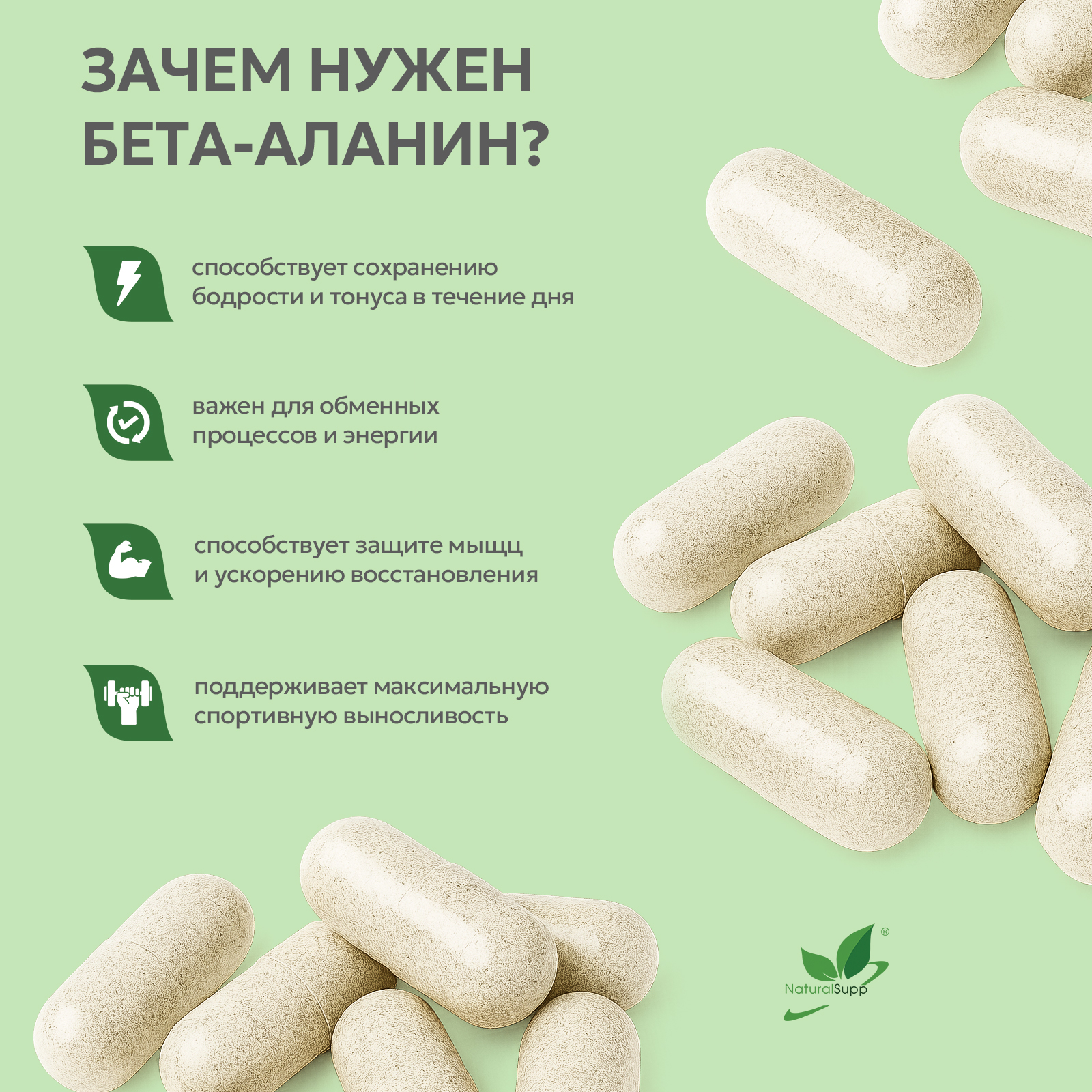 БАД к пище «Бета-аланин» 60 капс.