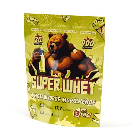 SUPER WHEY / Протеин со вкусом фисташковое мороженое  SUPER WHEY / Протеин со вкусом фисташковое мороженое