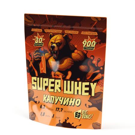 SUPER WHEY / Протеин со вкусом капучино  SUPER WHEY / Протеин со вкусом капучино