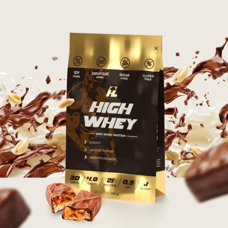 HIGH WHEY / Протеин со вкусом шоколадный батончик 900гр.