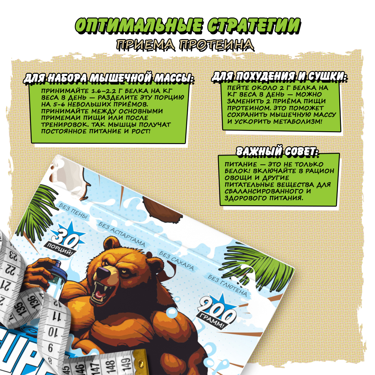 SUPER WHEY / Протеин со вкусом кокосовый крем 