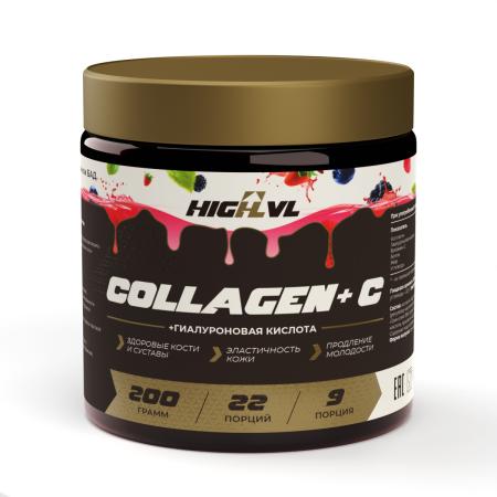 Коллаген+витамин С со вкусом лесных ягод 200 гр.