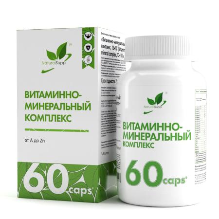 Витаминно - минеральный комплекс / Multivitamin and Mineral Complex / 60 капсул