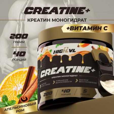 Креатин+витаминС 200 гр. со вкусом апельсиновый ром