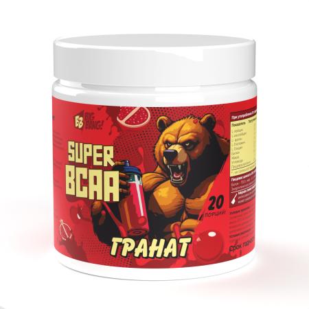 БЦАА 2:1:1 плюс со вкусом гранат 200 гр. БЦАА 2:1:1 плюс со вкусом гранат 200 гр.