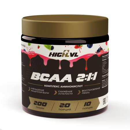 ВСАА 2:1:1 со вкусом лесных ягод 200 гр.