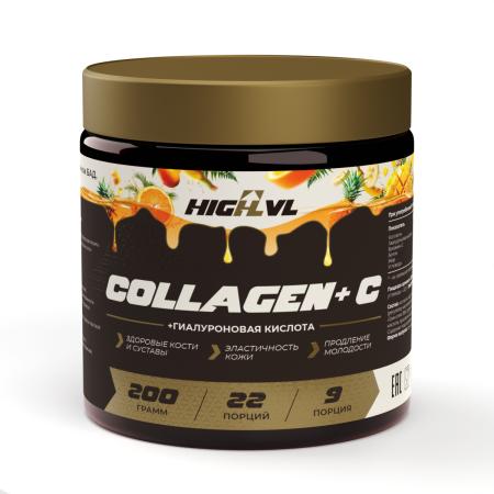 Коллаген+витамин С со вкусом тропик 200 гр. Коллаген+витамин С со вкусом тропик 200 гр.