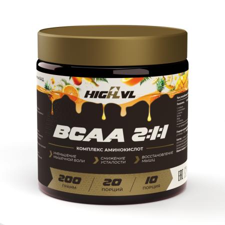 ВСАА 2:1:1 200 гр. со вкусом тропик ВСАА 2:1:1 200 гр. со вкусом тропик