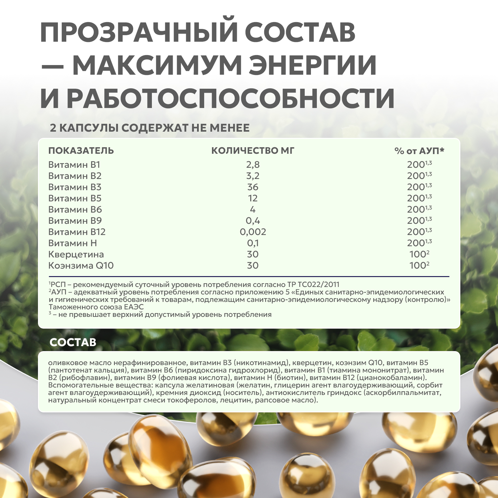 БАД к пище Коэнзим Q10 60 капсул