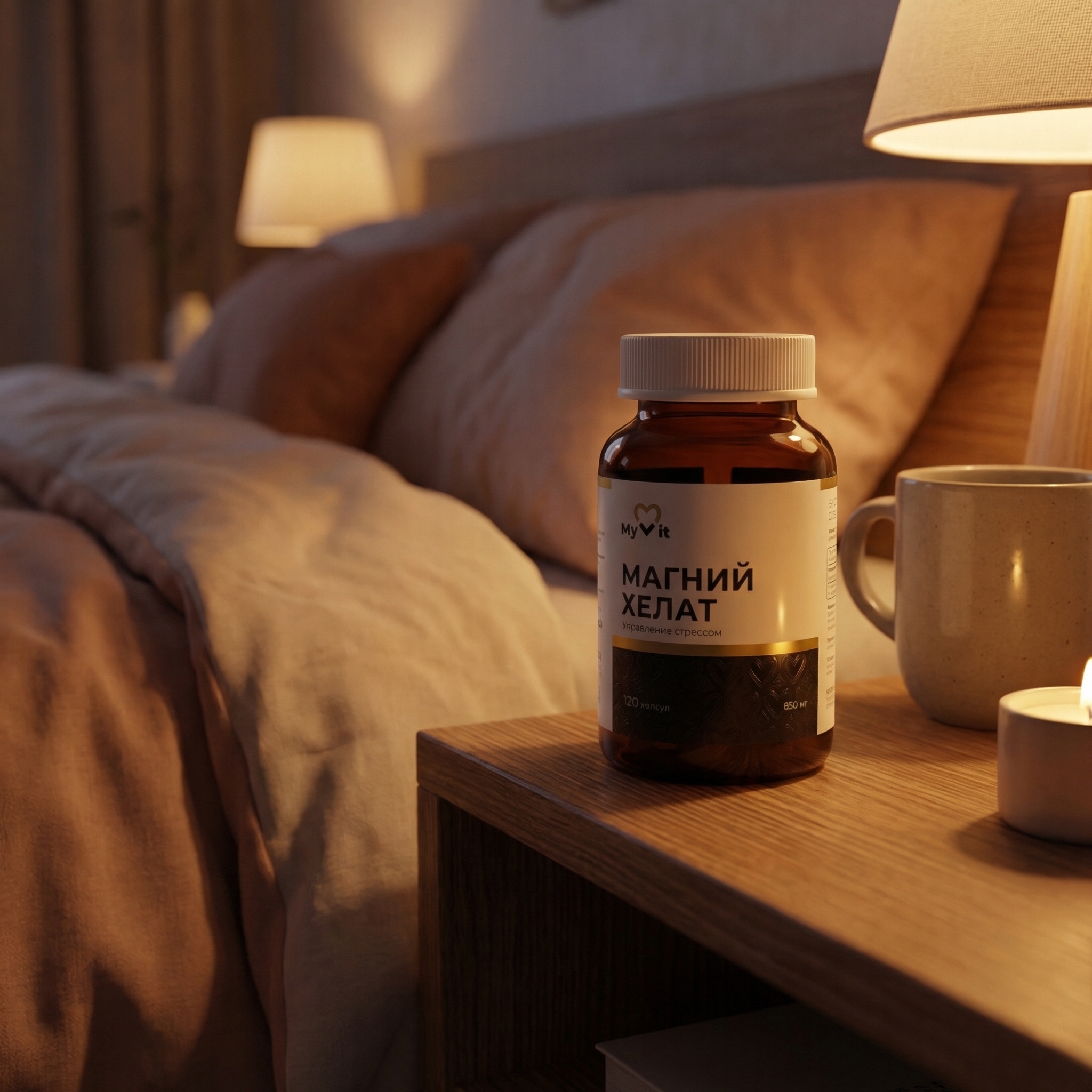 БАД к пище Магний хелат 120 капс.