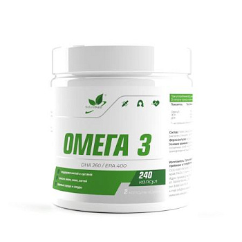 БАД к пище Омега 3 / Omega 3 / 240 капс.