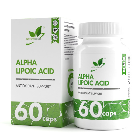 Альфа липоевая кислота / Alpha lipoic acid / 60 капс.
