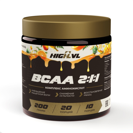 ВСАА 2:1:1 200 гр. со вкусом тропик ВСАА 2:1:1 200 гр. со вкусом тропик
