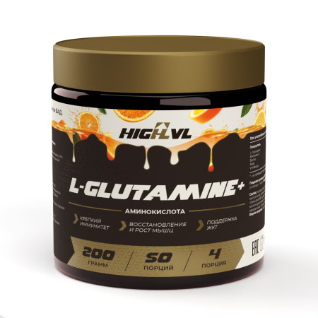 L-Глютамин+Витамин С со вкусом апельсина 200 гр.  L-Глютамин+Витамин С со вкусом апельсина 200 гр.