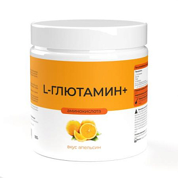 L-Глютамин+ со вкусом апельсин 180 гр. 