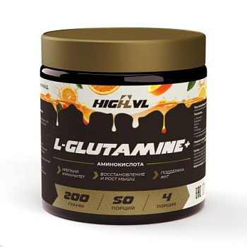 L-Глютамин+Витамин С со вкусом апельсина 200 гр.  L-Глютамин+Витамин С со вкусом апельсина 200 гр.