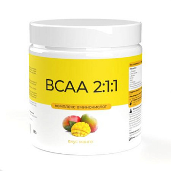 ВСАА 2:1:1 со вкусом манго 180 гр. 