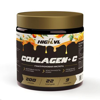 Коллаген+витамин С со вкусом тропик 200 гр. Коллаген+витамин С со вкусом тропик 200 гр.