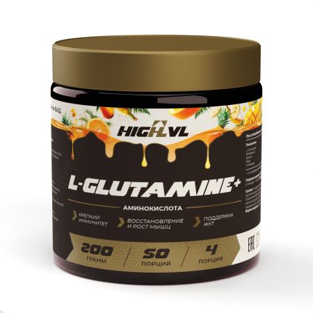 L-Глютамин+Витамин С со вкусом тропик 200 гр.  L-Глютамин+Витамин С со вкусом тропик 200 гр.